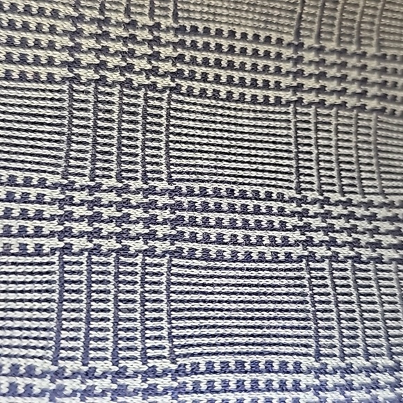 Greg Norman 100% Cotton Ocean Blue Crosshatch Print Polo Size L NWT - Picture 8 of 8